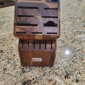 Wusthof Wooden Knife Block -Acacia  Brown